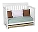 Delta Children Eclipse 4-in-1 Convertible Baby Crib, White