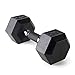 CAP Barbell Coated Dumbbell Weights with Padded Grip, 25-Pound