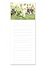 Note Card Cafe 6-Pack Magnetic Notepads for Fridge | 50 Sheets per Pack | 3.5 x 9 in | Vintage Crazy Cats | Great for to-Do List, Grocery Shopping List, School Reminders