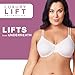 Olga Womens Luxury Lift Underwire brablack40dd, 2.4 Ounce