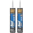 Liquid Nails Roof Repair 10.3 oz. Black Exterior Waterproofing Roof Adhesive, 2 Pack