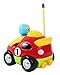 Haktoys My First RC Cartoon Race Car with Music Button and Headlights Great Gift Racing Action Figure Radio Control Toy for Toddlers and Kids