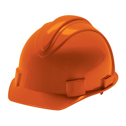 Jackson Safety Charger Hard Hat (20398), Meets ANSI Z89.1-2009, Choice of Suspension, Orange, 12 / Case