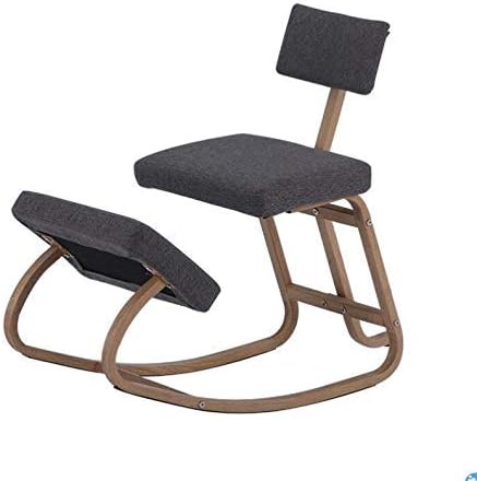 ひざまずく椅子オフィス 人間工学的に折り敷き椅子 スイングチェア ロッキングチェア 座位姿勢矯正と疲労緩和 学習チェア 家庭用およびオフィス用オフィス チェア 色 グレー