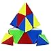 Dreampark Pyramid Speed Cube Triangle Stickerless Cube Puzzles for Kids