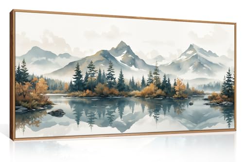 HLNIUC Mountain Forest Wall Art Decor