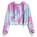 Girls’ Hoodie, Misaky 2019 Tie Dye Print Short Long Sleeve Hoodie Pullover Blouse Sweatshirtthumb 2