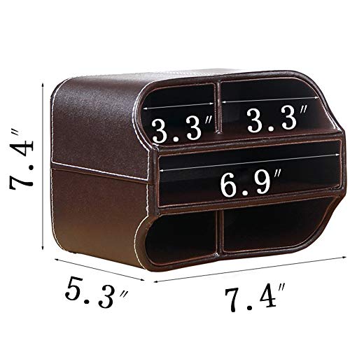 Oalas Faux Leather Remote Control/Controller TV Guide/ Organizer