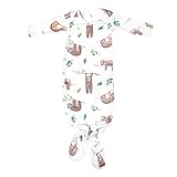 Copper Pearl Newborn Knotted Gown Noah