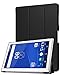 Acer Iconia Tab 10 B3-A40 Case, Pasonomi Ultra Slim Lightweight PU Leather Folio Case Stand Cover for New Acer Iconia Tab 10 B3-A40 Tablet (Black)