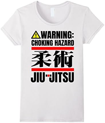 Womens Brazilian Jiu Jitsu Choking Hazard Large White