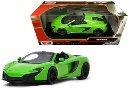 Amazon Com Motor Max New 1 24 W B Collection Green Mclaren 650s
