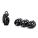 Dreamer Car Hand-grenade Style Aluminum Oxidized Valve Stem Caps Car Wheel Valve Caps(black,4 pcs)