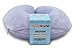 Crafty World Travel Neck Pillow Memory Foam Airplane Travel Accessories Essentials Comfortable Washable Cover Plane Neck Support Pillow for Neck Pain Relief Sleeping Purple ﻿