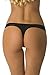 Velvet Kitten Perfectly Centered Thong #124465 (Medium, Black)
