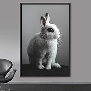 signwin Framed Canvas Wall Art Bunny Animals Bedroom...