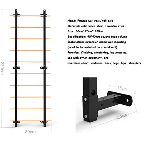 Rockingtail-Wall-Mounted-Solid-Wood-Steel-Climb-Shelf-Home-Indoor-Training-Recovery-Dance-Leg-Stretch-Pull-up-Training-Fitness-Equipment