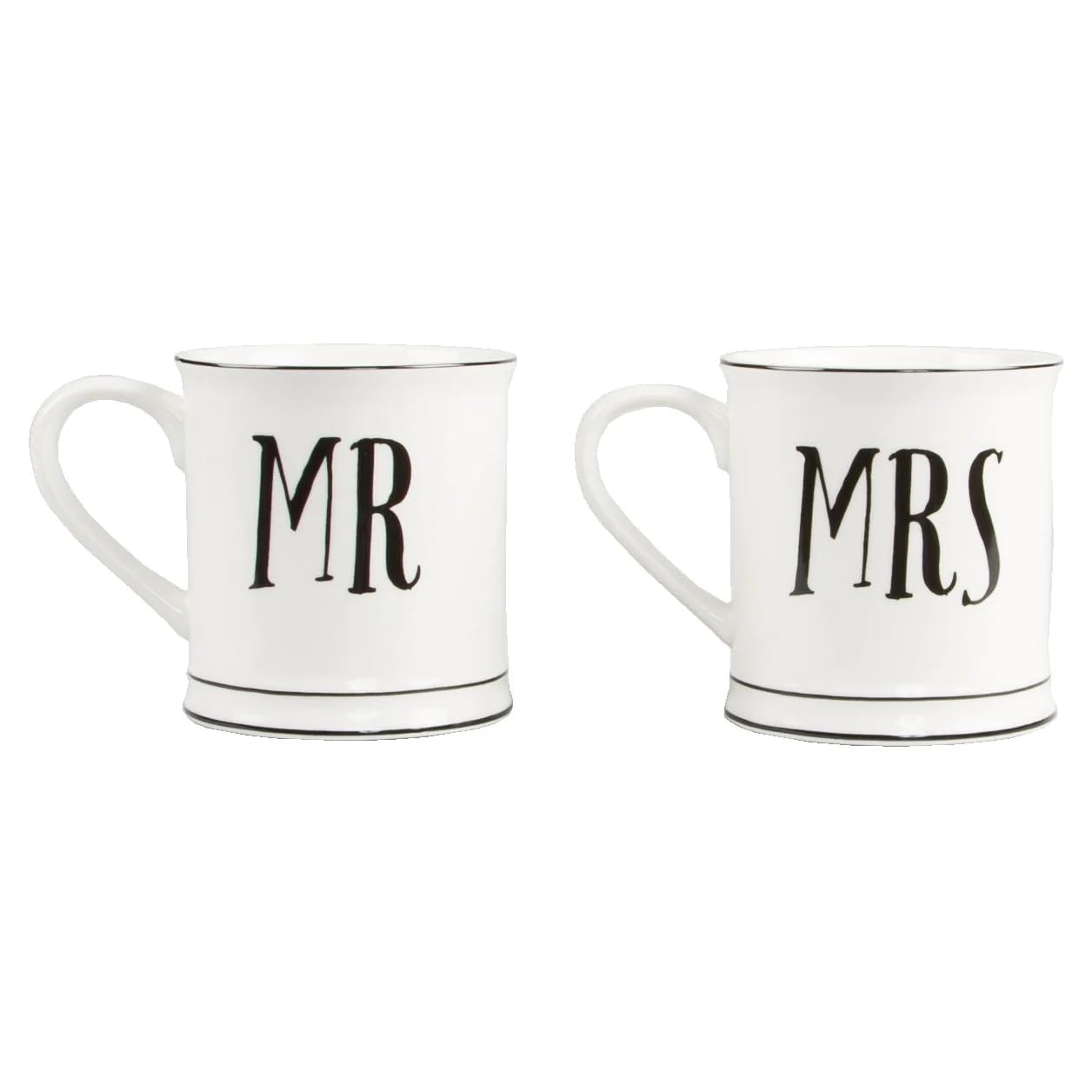 Mr & Mrs Mug Set by RJB Sass & Belle