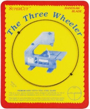 B56.125W38R14 Three Wheeler Bandsaw Blade, 56-1/8" Long - 3/8" Width, 14 Raker Tooth