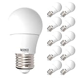 Sunco Lighting 10 Pack A15 LED Bulb, 8W=60W, 3000K Warm White, Dimmable, 800 LM, E26 Base, Refrigerator & Fan Light - UL, Energy Star