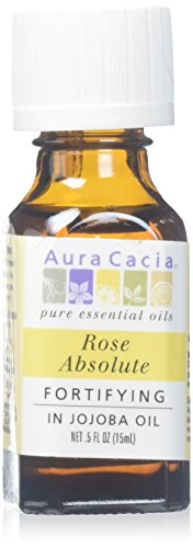Aura Cacia Pure Aromatherapy, Rose Absolute, Fortifying.5-Ounces (Pack of 2)