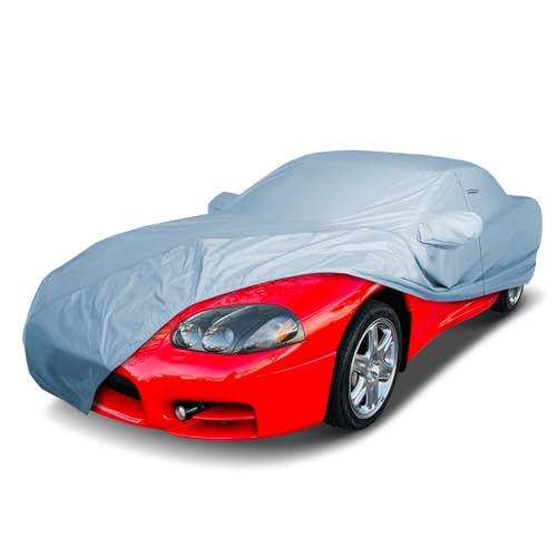 iCarCover Custom Car Cover for Mitsubishi 3000GT, Waterproof All Weather Rain Snow UV Sun Hail Protector for Automobiles, Automotive Full Exterior Indoor Outdoor Car Cover (Year Fits 1991-1999)