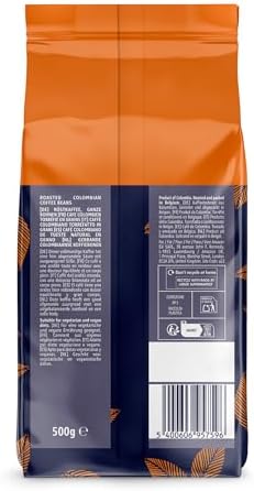 Colombian Coffee Bean, Medium Roast, 1 kg (2 Packungen x 500 g) – Rainforest Alliance zertifiziert