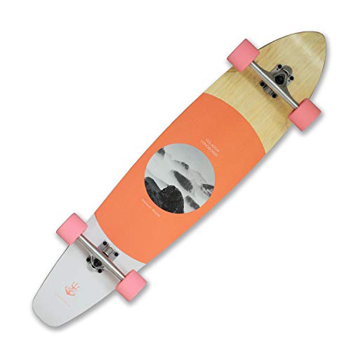 VOLADOR 42inch Freeride Longboard Complete Cruiser (Drop Through Deck - Camber concave) (NatureRD)