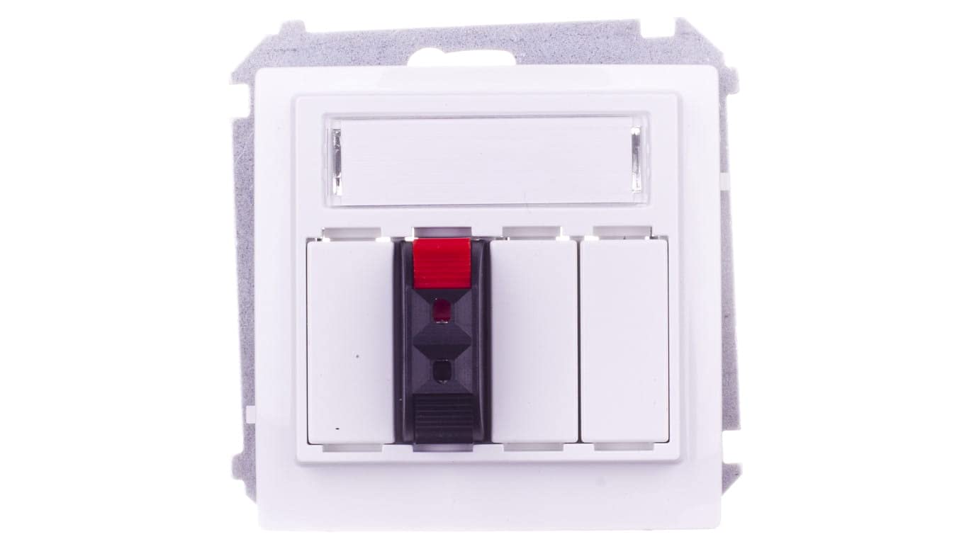 Kontakt-Simon BMGL31.01/11 Socket White Plastic IP20, 75 mm 55 mm 75 mm
