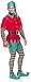 Charades Elf, red/Green, Medium