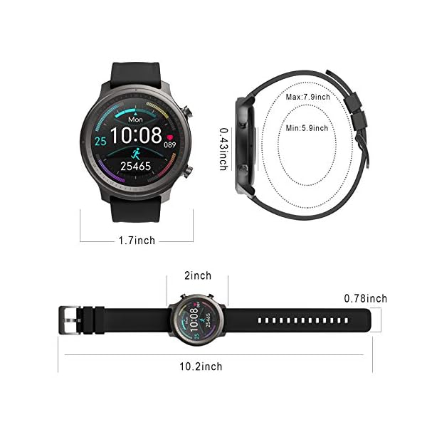 Smart-Watch-for-Women-MenLadies-Bluetooth-Smartwatch-with-Microphone-Speaker-Make-Answer-Calls-with-Waterproof-Steps-Counter-Message-NotificationsCompatible-with-Samsung-iPhone Smart Watch for Women Men,Ladies Bluetooth Smartwatch with Microphone Speaker Make Answer Calls with Waterproof Steps…