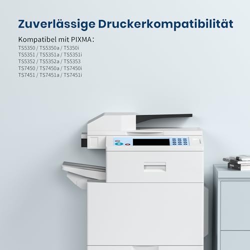 PG560 560XL Druckerpatronen Schwarz Multipack Kompatibel für Canon 560 PG-560 XL Black Patronen PG 560XL Tintenpatrone für Pixma TS5350 TS5351 TS5352 TS5353 TS7450 TS7451 (Schwarz, 2er-Pack)