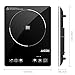Aicok Portable Induction Cooktop, Sensor Electric Hot Plate with Ultra-Thin Design and Rapid Heat Technology, Digital Countertop Burner with Display Timer and Temperature