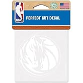 WinCraft NBA Dallas Mavericks Logo 4" x 4" inch Outdoor White Decal