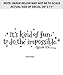 Vertigo Creative Products It's Kind of Fun to Do The Impossible Wall Décor Sticker Vinyl Decal - Walt Disney Quote - 30