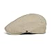 VOBOOM Cotton Flat Cap Cabbie Hat Gatsby Ivy Cap Irish Hunting Hat Newsboy (Khaki)