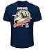 NFL New England Patriots Men's Super Bowl LI Mark of Honor Tee, Small, Athletic Navy