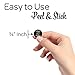 Black and Gold 60th Birthday Party Favor Stickers - 180 Labels