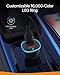 Roav SmartCharge Spectrum Lite, by Anker, 30W Quick Charge 3.0 and PowerIQ Fast Charging 2-Port USB Car Charger with 16000 Color LED Ring (No Car Locator)
