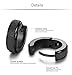 Jstyle Stainless Steel Womens Hoop Earrings for Men Huggie Ear Piercings 20G 3 Pairs