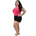 Stretch is Comfort Women's COTTON Stretch Booty Shorts Black XX Large