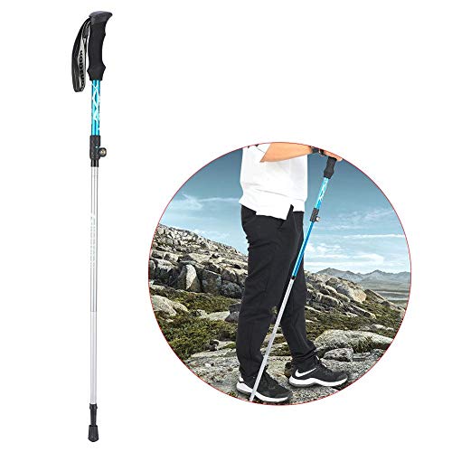 Tihebeyan Aluminium Alloy Hiking Stick Ultralight Walking Stick for Hiking Trekking and Mountaineering Telescopic Hiking Stick Trekking Poles - Thumbnail 3