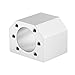 DSG16H Ballscrew Nut, Housing Seat Mount Bracket Holder 28mm Dia for SFU1604 1605 1610 Ball Screw with Ball nut ballscrew sfu2505 chuangneng Router milling Bracket