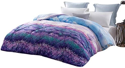 Amazon Com Lovo Microfiber Comforter Lavender Printed Quilted