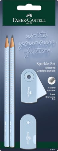 Faber-Castell Pencil set Sparkle sky blue BC