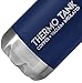 Thermo Tank Insulated Stainless Steel Water Bottle - Ice Cold 36 Hours! Vacuum + Copper Technology - 17 Ounce (Midnight Navy, 17oz)