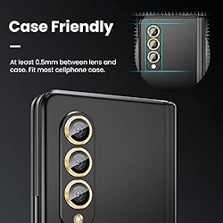[3+1PCS] Tensea for Samsung Galaxy Z Fold 4 Camera
