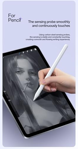 LOVE MEI Replacement Pencil Tips for Apple Pencil Pro,Upgraded Pen Tips fit for Apple 2nd 1st Gen USB-C,and Logitech Crayon Digital Pencil,Needle Pencil Tips with Case,IPad Pro Pencil Sets