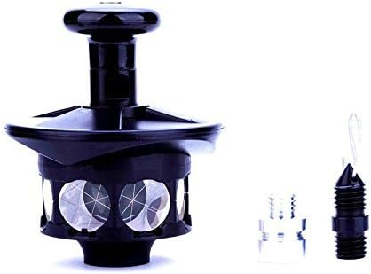 XGeology 360° Prism Silvering 360 Degree Reflective Prism Robotic Prism For Trimble Robot Surveying Intruments incl adapter connector, Total Station, 360 reflector, Reflector, S6, S8, SPS
