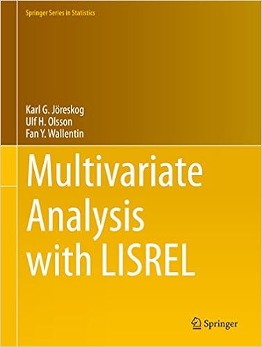 Amazon Com Multivariate Analysis With Lisrel Springer Series In Statistics Ebook Joreskog Karl G Olsson Ulf H Y Wallentin Fan Kindle Store